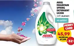 Penny Ariel mountain spring detergent lichid Ofertă