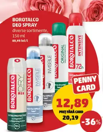 Penny Borotalco deo spray Ofertă