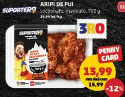 Penny Suportero aripi de pui sectionate marinate Ofertă