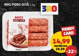 Penny 3ro mici porc-vită Ofertă