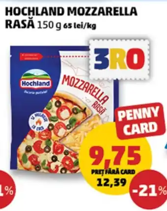 Penny Hochland mozzarella rasă Ofertă