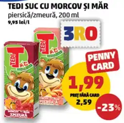Penny Tedi suc cu morcov și măr Ofertă