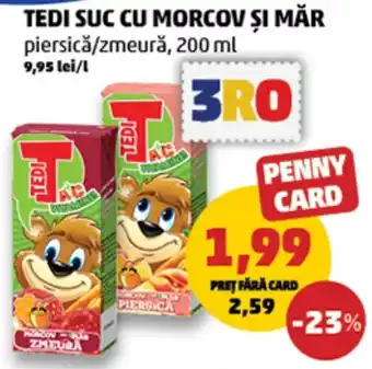Penny Tedi suc cu morcov și măr Ofertă