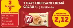 Penny 7 days croissant cremă cacao Ofertă