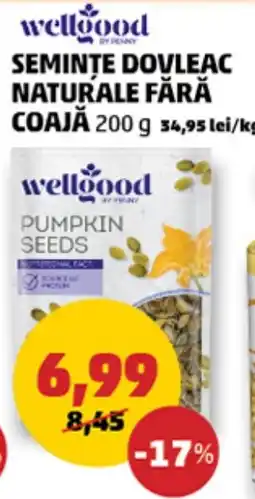 Penny Wellgood semințe dovleac naturale fără coajă Ofertă