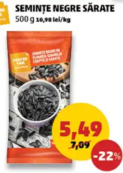Penny Pentru Tine semințe negre de floarea-soarelui coapte și sărate Ofertă