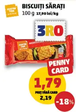 Penny 3RO biscuiți sărați Ofertă