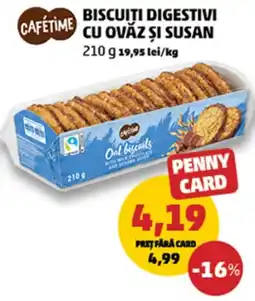 Penny Cafétime biscuiți digestivi cu ovăz și susan Ofertă