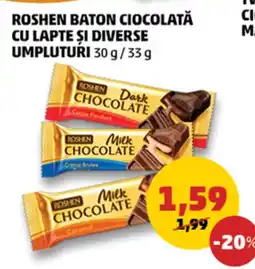 Penny Roshen baton ciocolată cu lapte și diverse umpluturi Ofertă