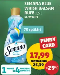Penny Semana blue whish balsam rufe Ofertă