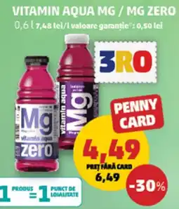 Penny Vitamin Aqua Mg / Mg Zero Ofertă
