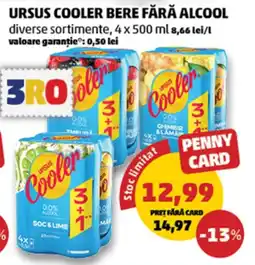 Penny Ursus cooler bere fără alcool Ofertă