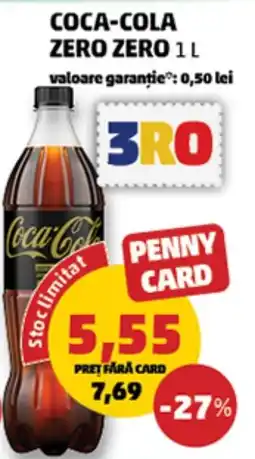 Penny Coca-Cola Zero Zero Ofertă