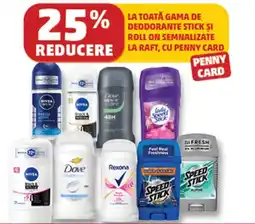 Penny Deodorante stick și roll on Ofertă