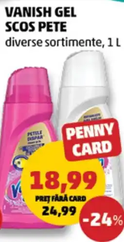 Penny Vanish gel scos pete Ofertă