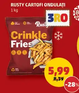 Penny Rusty crinkle fries Ofertă