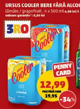 Penny Ursus cooler bere fără alcool Ofertă