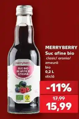 Kaufland MERRYBERRY Suc afine bio Ofertă