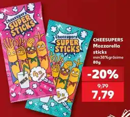 Kaufland CHEESUPERS Mozzarella sticks Ofertă