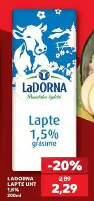Kaufland LADORNA LAPTE UHT Ofertă