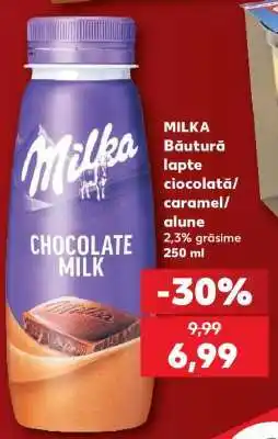 Kaufland MILKA Băutură lapte ciocolată/caramel/alune Ofertă