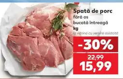 Kaufland Spată de porc Ofertă