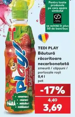 Kaufland TEDI PLAY Băutură răcoritoare necarbonatată Ofertă