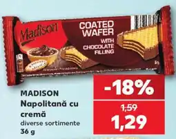 Kaufland MADISON Napolitană cu cremă Ofertă