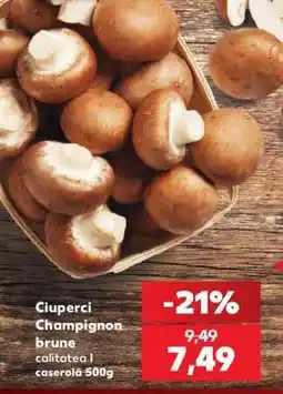 Kaufland Ciuperci Champignon brune Ofertă