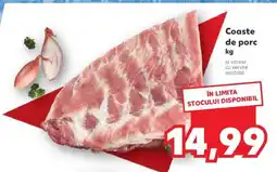 Kaufland Coaste de porc Ofertă