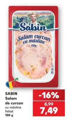 Kaufland SABIN Salam de curcan Ofertă