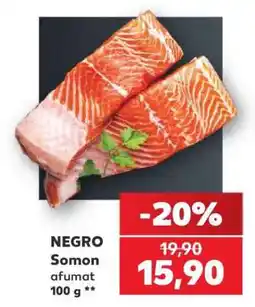 Kaufland NEGRo Somon afumat 100 g Ofertă
