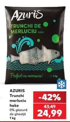 Kaufland AZURIS Trunchi merluciu hake Ofertă