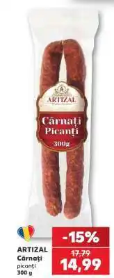 Kaufland ARTIZAL Cârnați picanți Ofertă