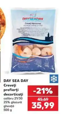 Kaufland DAY SEA DAY Creveți prefierți decorticați Ofertă