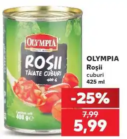 Kaufland OLYMPIA Roșii cuburi 425 ml Ofertă