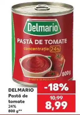 Kaufland DELMARIO Pastă de tomate Ofertă