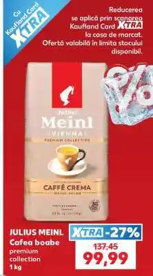 Kaufland JULIUS MEINL Cafea boabe premium collection Ofertă