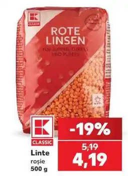 Kaufland Linte roșie Ofertă