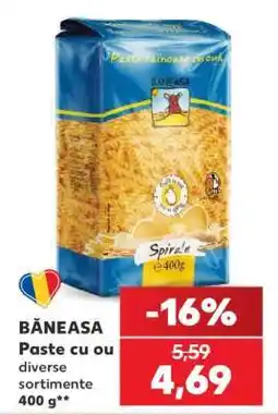 Kaufland BĂNEASA Paste cu ou Ofertă