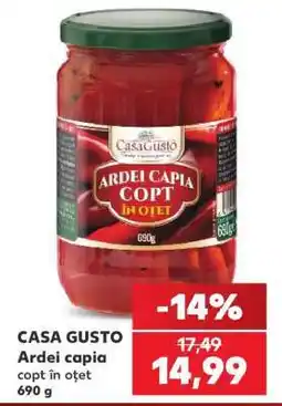 Kaufland CASA GUSTO Ardei capia copt în oțet Ofertă