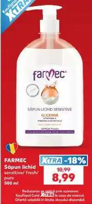 Kaufland FARMEC Săpun lichid sensitive/ fresh/ pure Ofertă