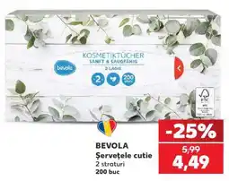 Kaufland BEVOLA Șervețele cutie Ofertă