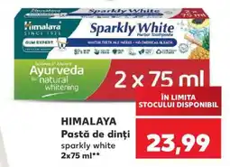 Kaufland HIMALAYA Pastă de dinți sparkly white 2x75 ml Ofertă