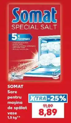 Kaufland SOMAT Sare pentru mașina de spălat vase Ofertă