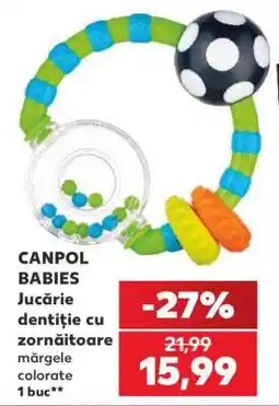Kaufland CANPOL BABIES Jucărie dentiție cu zornăitoare Ofertă