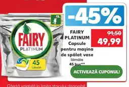 Kaufland FAIRY PLATINUM Ofertă