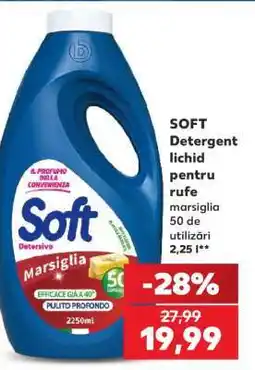 Kaufland SOFT Detergent lichid pentru rufe Ofertă