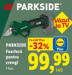 Lidl Parkside foarfecă pentru crengi Ofertă