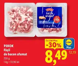 Lidl Pikok fășii de bacon afumat Ofertă
